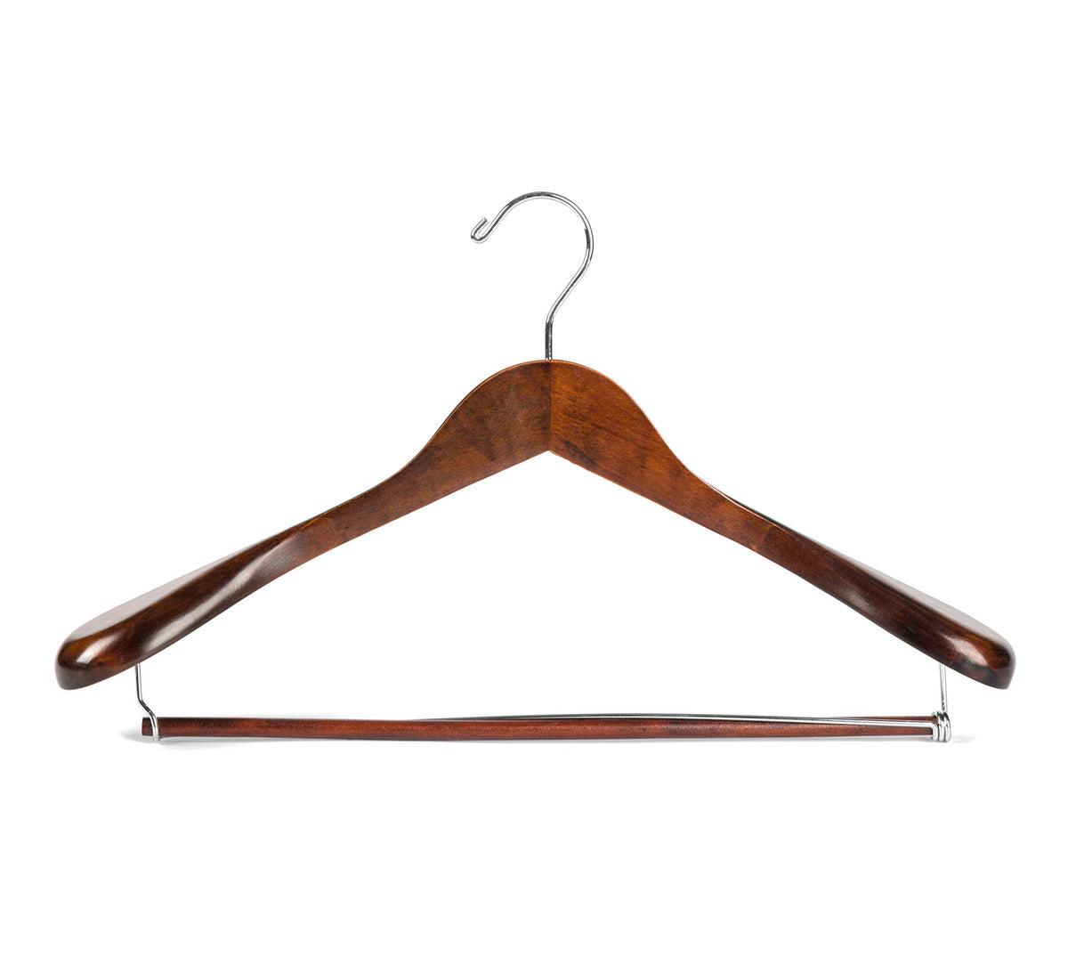 Quality Hangers smooth edge prevents snagging on delicate fabrics.