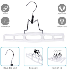 Quality Hangers slim profile hangers save space in your closet.