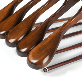 Quality Hangers wardrobe organization wooden hanger enhances closet efficiency.