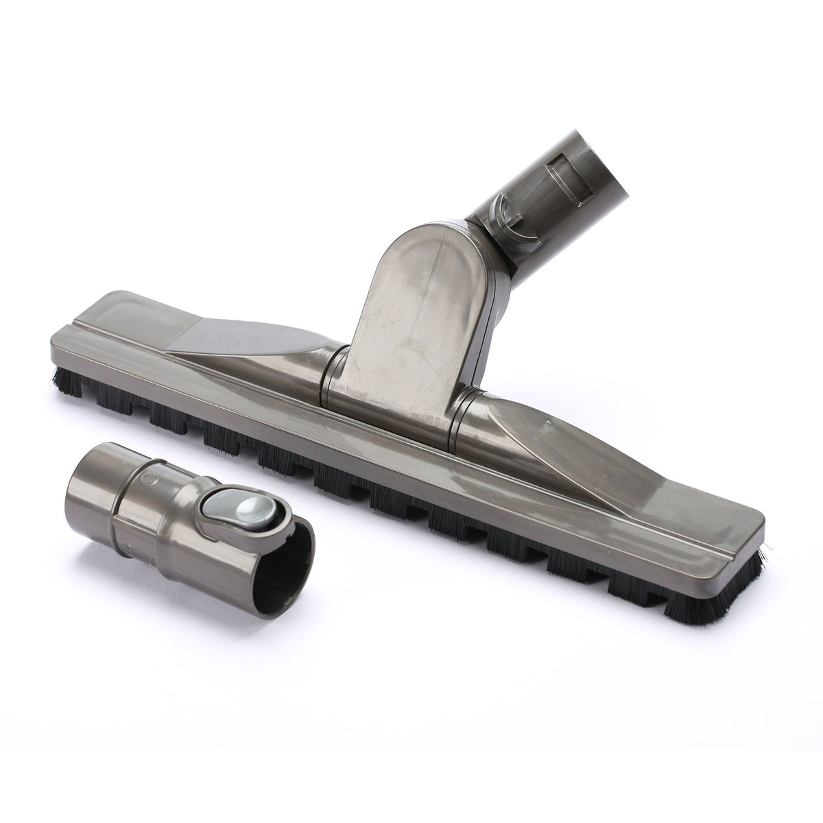 Qualtex Dyson hardwood floor attachment articulating head gliding on wood floors