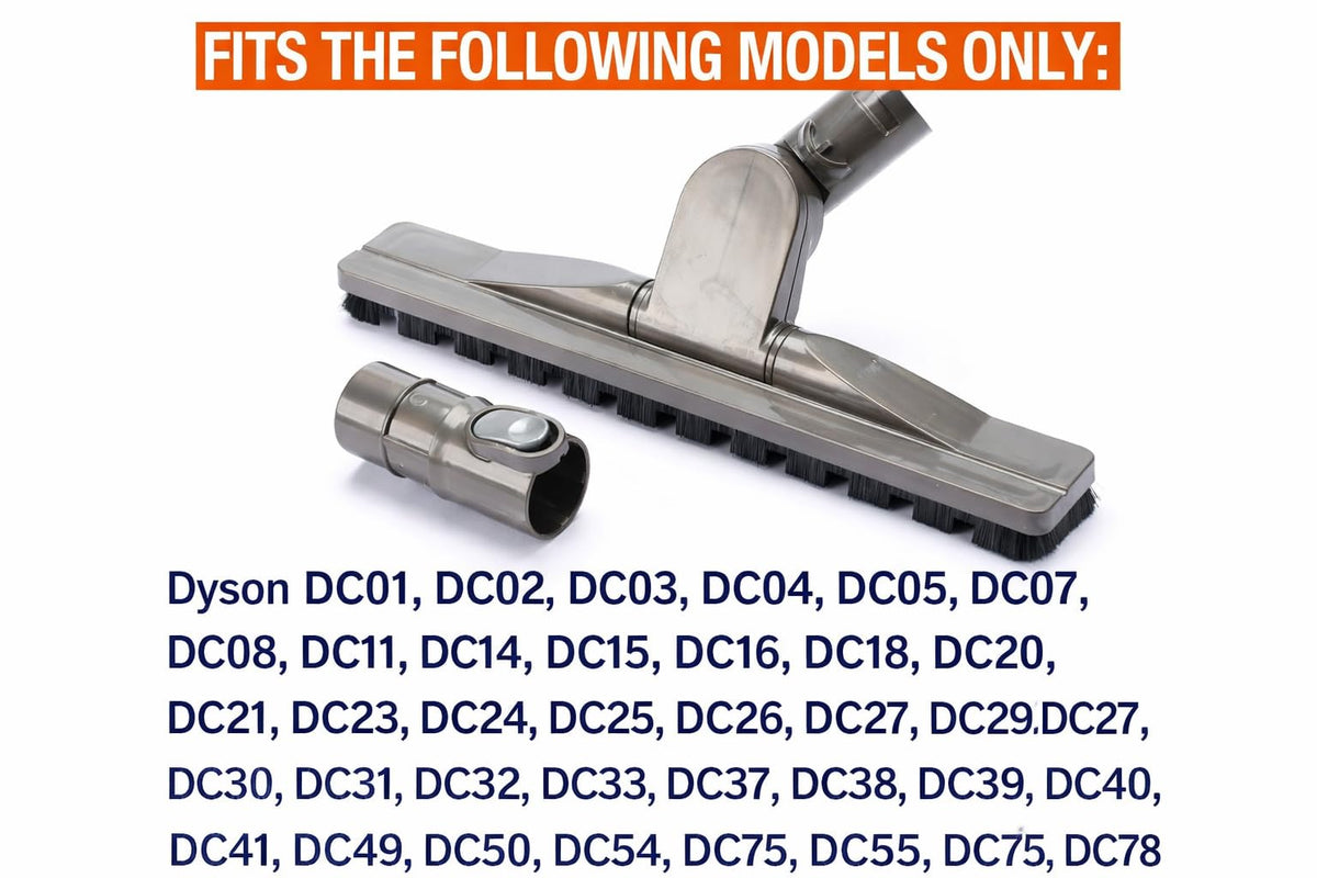 Qualtex Dyson hardwood floor attachment compatibility guide for model verification
