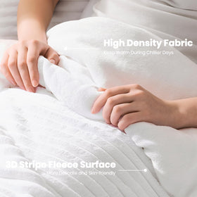 Quataly Marshmallow Queen pillowcases included with the set for complete look