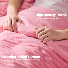 Quataly Marshmallow Queen pink faux fur detail for cozy luxury