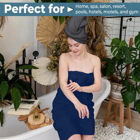 QUBA LINEN fade resistant towels maintain color and look fresh after repeated washes.