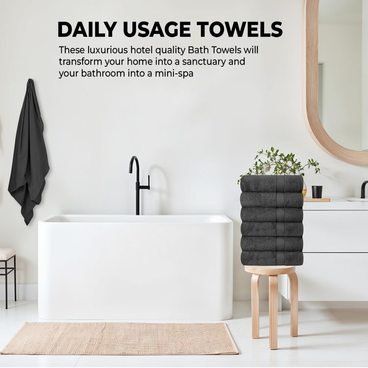 QUBA LINEN lightweight yet durable towels for gym and travel.