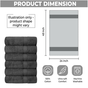 QUBA LINEN soft towels for face and hands with plush feel.