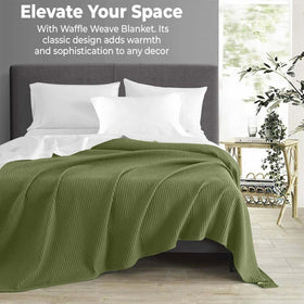 QUBA LINEN blanket suited for summer all-season use