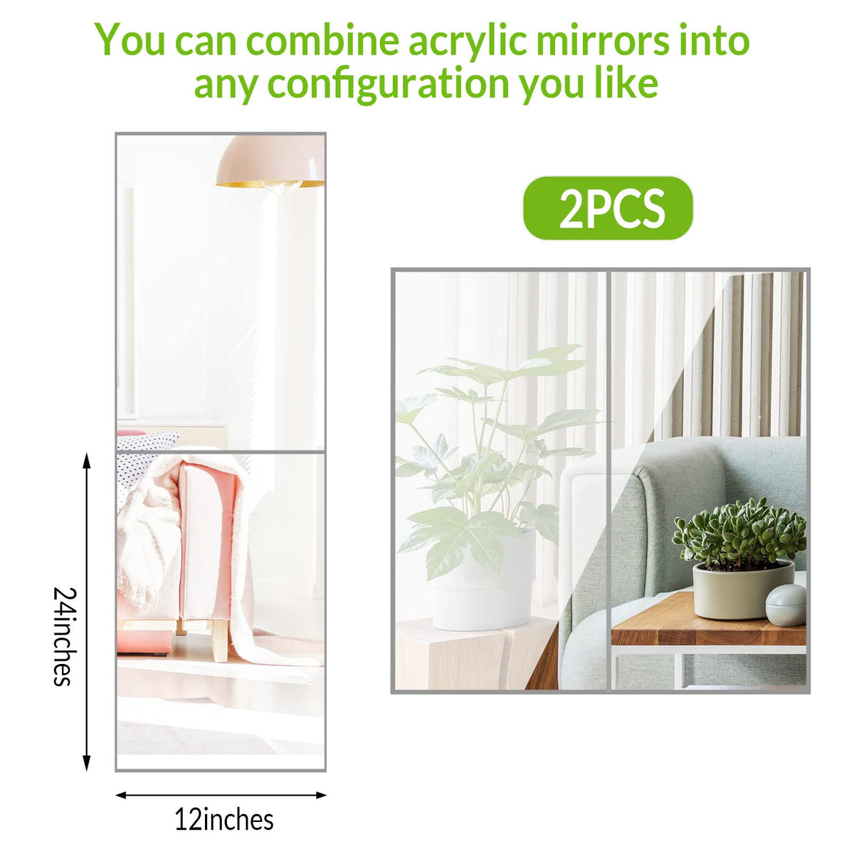 Queekay easy-clean mirrors stay clear with warm water and soft cloth.