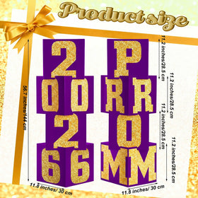 Queekay prom column standup 2026 backdrop highlights year-ready decor.