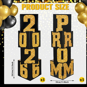 Queekay 2026 prom letter boxes highlight the theme and improve venue signage.