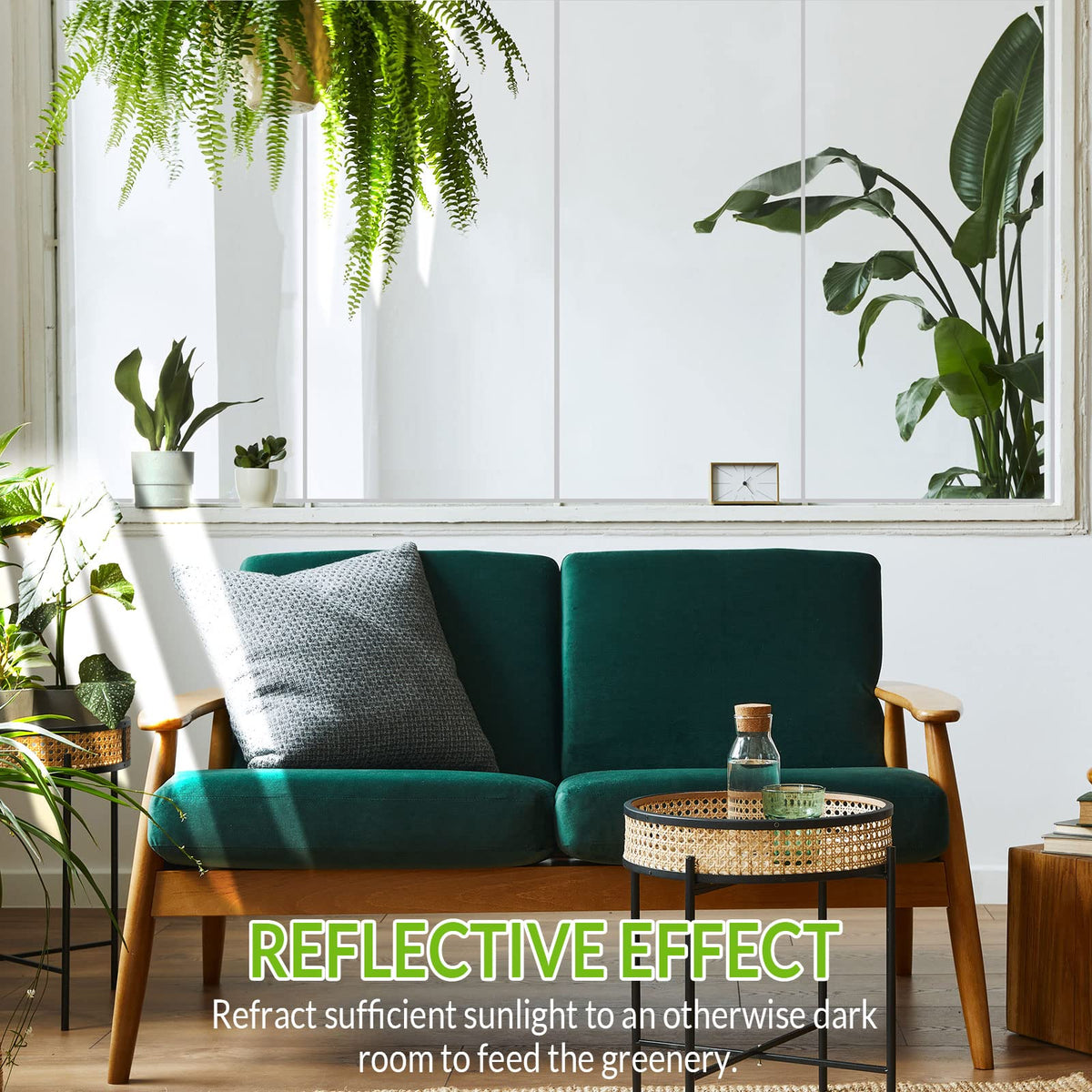 Queekay self-adhesive mirror sheets easy to install without tools and wall damage.