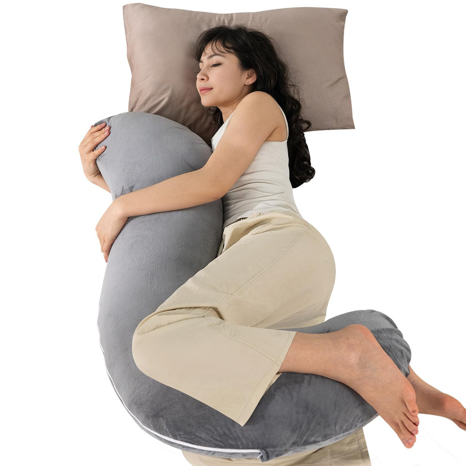 QUEEN ROSE body pillow for side sleepers with ergonomic alignment.