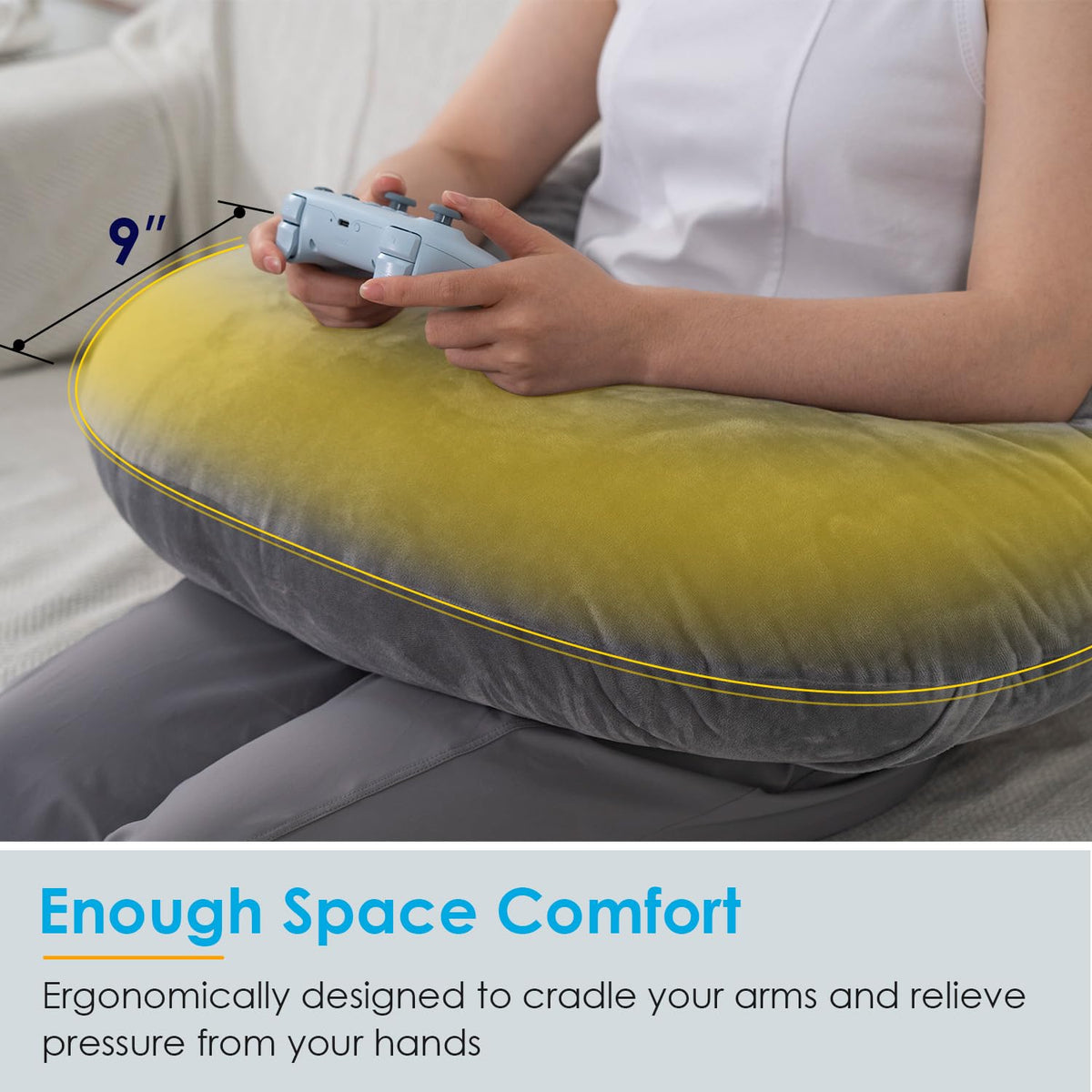 QUEEN ROSE Reading Pillow backrest tail supports relaxed lounging