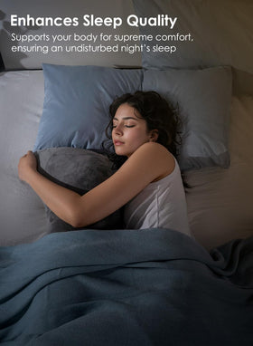 QUEEN ROSE S-shaped hug pillow cradles the body for restful nights.