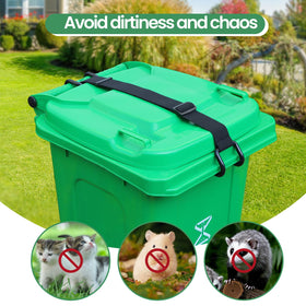 Close-up of rubber-coated claws providing strong anti-slip grip on the lid.