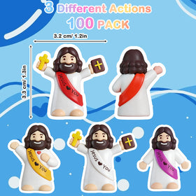QUICKHORSE little Jesus figurines pocket-size reminders for daily faith moments.
