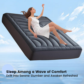 QUIETSEA noiseless waterproof shield protects twin mattress for peaceful sleep