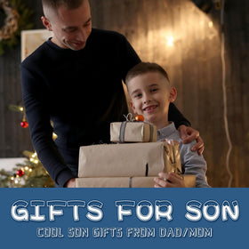 Quilazy Gifts for Son Blanket gift box presentation emphasizes thoughtful son gift ideas