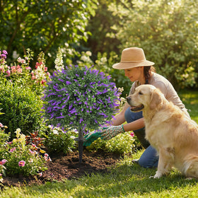 Quirlory maintenance-free artificial plants require minimal upkeep