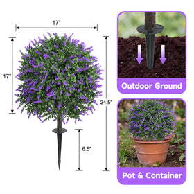 Quirlory UV-resistant fake plants keep vibrant color outdoors