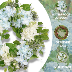 Quixem indoor wall decor wreath adds spring vibes to any room