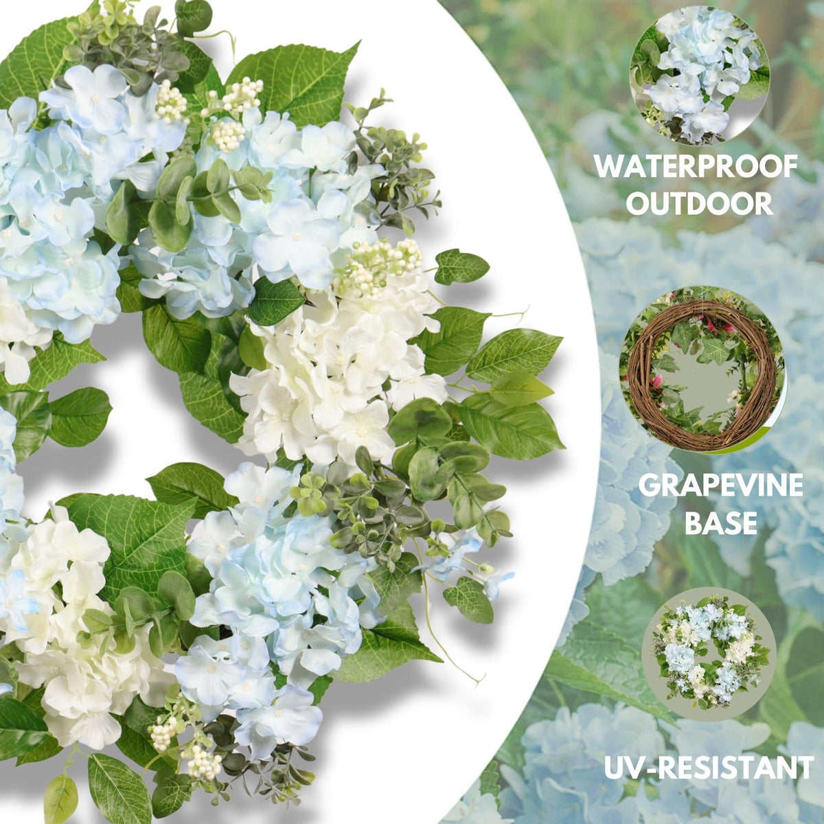Quixem indoor wall wreath suitable for living room or entryway, low maintenance.