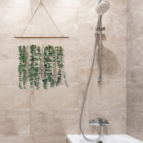 Qunwreath boho wall hanging eucalyptus adds natural greenery to any space.