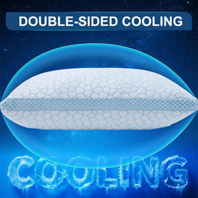 QUTOOL gel memory foam loft with inner zipper for height adjustability