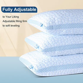 QUTOOL removable machine washable cover keeps pillow fresh