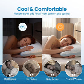 QUTOOL removable pillowcase for easy cleaning and hygiene