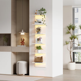 Qupui bedroom and living room decor display in a stylish setup.