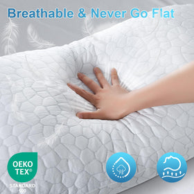 QUTOOL airflow foam core supports overnight breathability and comfort
