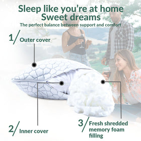QUTOOL cooling pillow travel-ready design supports rest during outdoor adventures