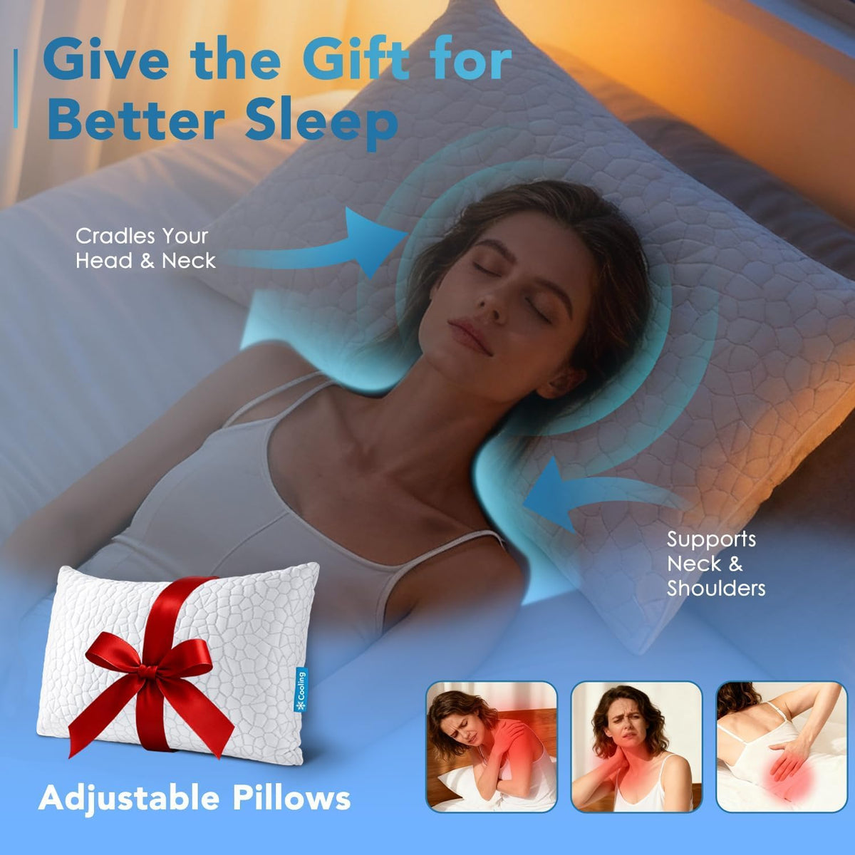 QUTOOL gel memory foam core offers firm yet plush support