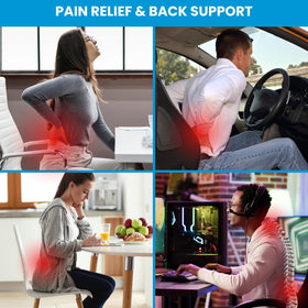 QUTOOL memory-foam core provides firm, lasting back support