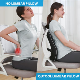 QUTOOL breathable mesh cover promotes airflow during long sessions