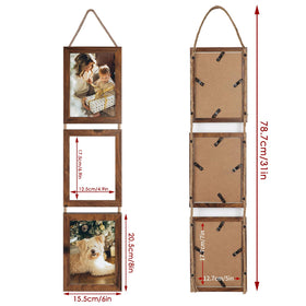 QUTREY 6-opening collage frame for wall gallery arrangement