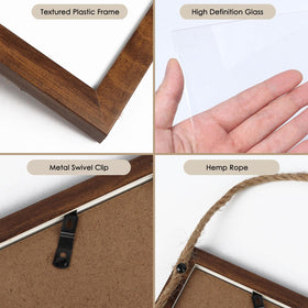 QUTREY hemp rope hanging system enables easy wall mounting