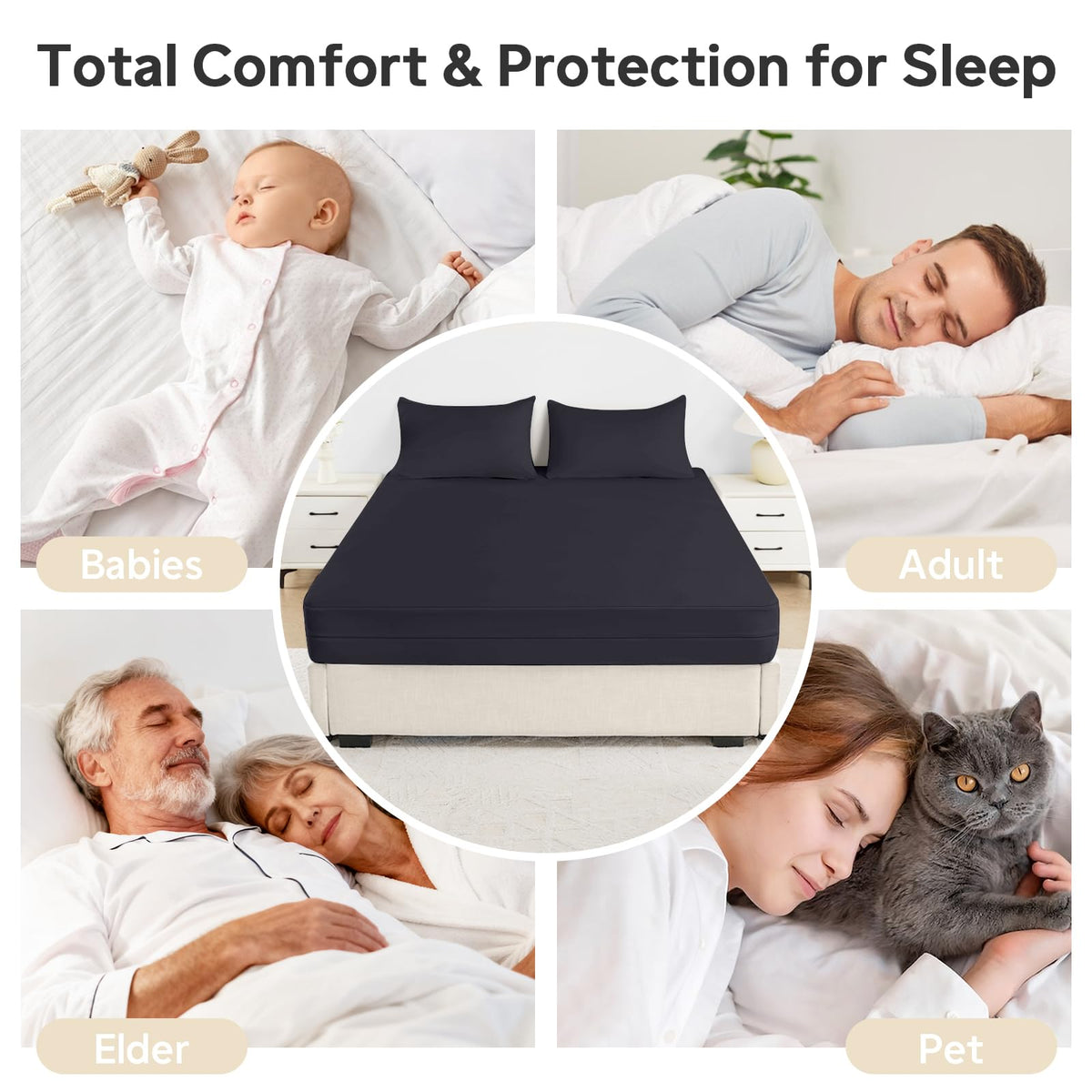 Easy-care maintenance keeps your bed hygienic and fresh