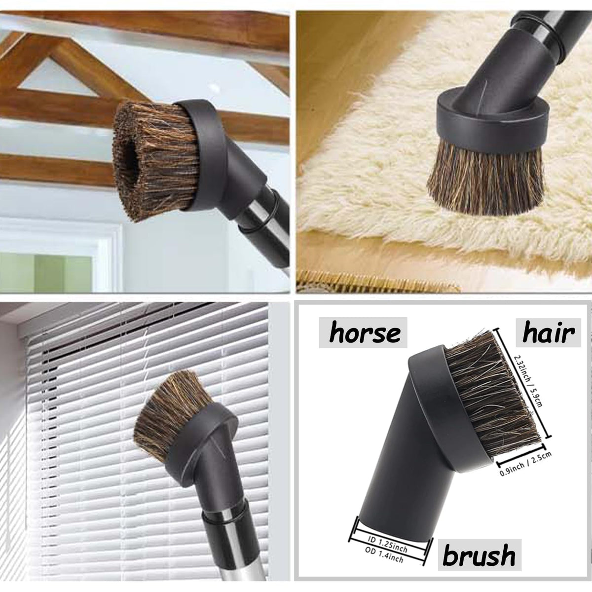 QWFHOME 2-in-1 crevice tool extends reach for tight gaps