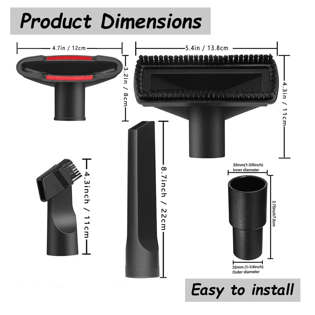 QWFHOME horsehair dust brush cleans delicate surfaces without scratches