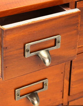 QWORK jewelry and craft organizer helps declutter vanity and desk.