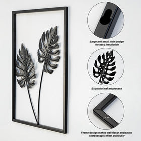 QXSXKJ minimalist black frame wall art for modern spaces.