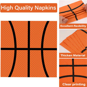 Qyeahkj basketball forks orange—bright utensils for easy serving and cleanup.