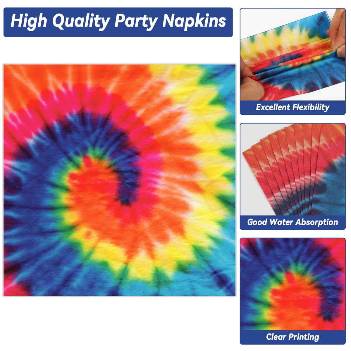 Qyeahkj disposable tableware set for quick and easy party cleanup.