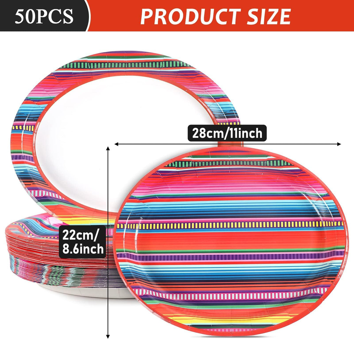 Qyeahkj Fiesta plates show two pattern designs for vibrant table decor.