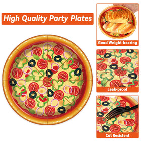 Qyeahkj pizza forks 50-count for convenient dining