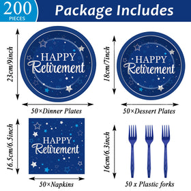 Qyeahkj retirement dessert plates 7-inch silver blue, perfect for dessert courses.