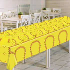 Qyeahkj softball table setup demonstrates quick, mess-free entertaining.