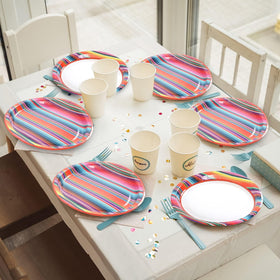 Qyeahkj Taco Tuesday plates suited for outdoor dining setups.